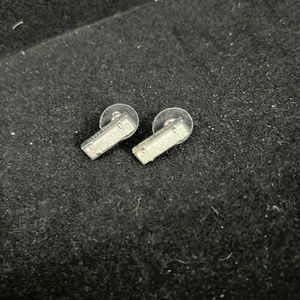 Kendra Scott white glimmer stone earrings rectangle